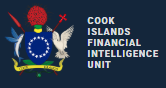 Cook Islands Financial Intelligence Unit logo with the Cook Islands coat of arms